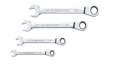 Cırcır Kombine Anahtar Takımı (4 Parça, mm)