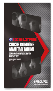 Cırcır Kombine Anahtar Takımı (4 Parça, mm)
