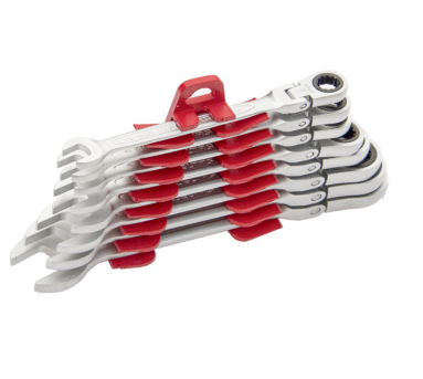 Mafsallı Cırcır Kombine Anahtar Takımı (mm)