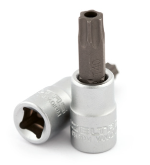 1/4” Lokmalı Star Delikli (Torx®) Uç