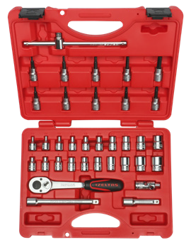 3/8” Altı Köşe Lokma Anahtar & Lokmalı Allen Set