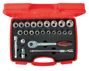 1/2” Altı Köşe Lokma Anahtar Takımı (24 Parça, mm)