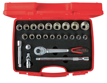 1/2” Oniki Köşe Lokma Anahtar Takımı (24 Parça, SAE)