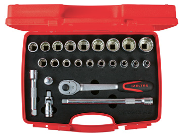 1/2” Oniki Köşe Lokma Anahtar Takımı (24 Parça, mm)