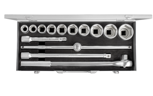 3/4” Altı Köşe Lokma Anahtar Takımı (14 Parça, mm)