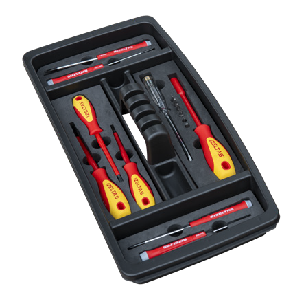 19” Plastik Takım Çantası Elektrikçi Set (23 Parça)