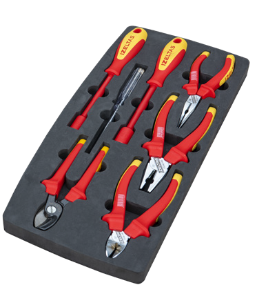 19” Plastik Takım Çantası Elektrikçi Set (23 Parça)