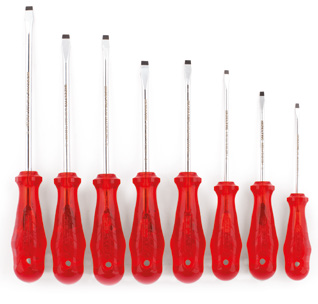 Kraft Seri Düz Uçlu Tornavida Takımı (8 Parça)