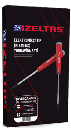 Elektronikçi Tip (Klemens) Tornavida Seti (6 Parça)
