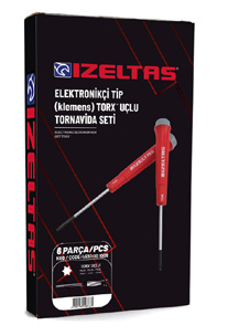 Elektronikçi Tip (Klemens) Torx® Uçlu Tornavida Takımı (6 Parça)