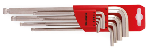 Yuvarlak Başlı Allen Anahtar Takım Uzun Boy (9 Parça, mm)