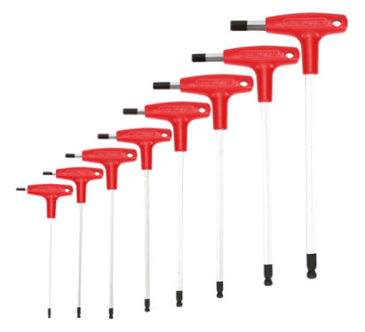 T Tipi Yuvarlak Başlı Allen Anahtar Takımı (8 Parça, mm)