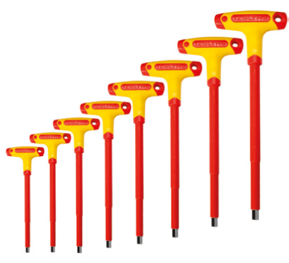 1000V İzoleli T Tipi Allen Anahtar Takımı (8 Parça)