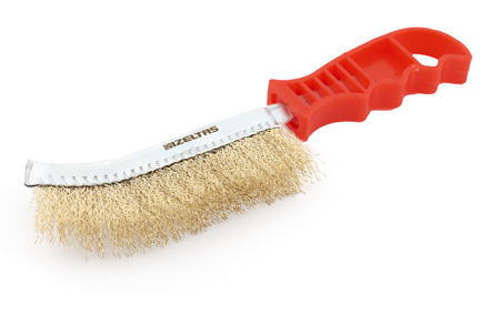 Kıvrık Uçlu Fırça (Plastik Saplı)