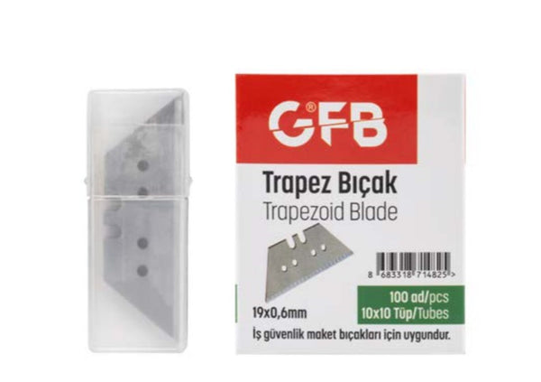 Trapezoid Bıçağı Yedeği 19 x 0,6 mm